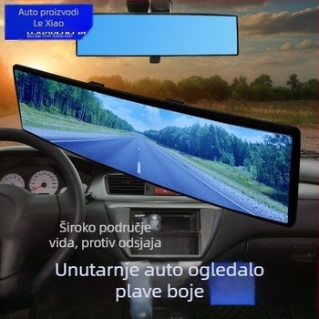 Town Head unutarnji retrovizor za automobil s širokokutnim zakrivljenim plosnatim dizajnom i antirefleksijom