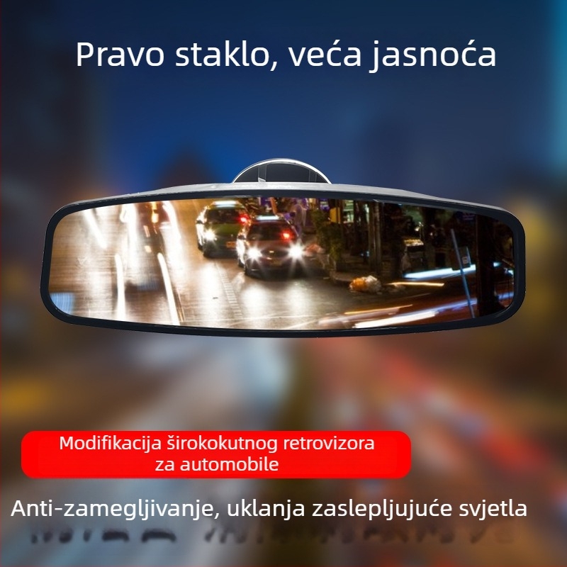 Unutarnji retrovizor s usisnom montažom; širok pogled; HD ogledalo mrtvih kutova; Marka Dao cool; za tricikle i školske automobile