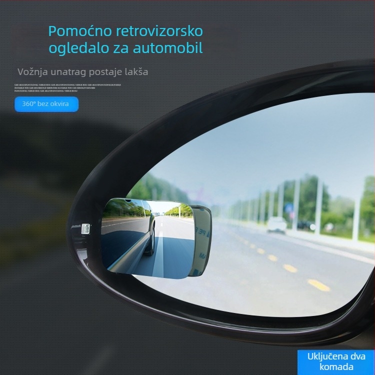 Dodatno retrovizor za automobil – široki kut pogleda, prilagodljiv kut, ogledalo za mrtvu točku