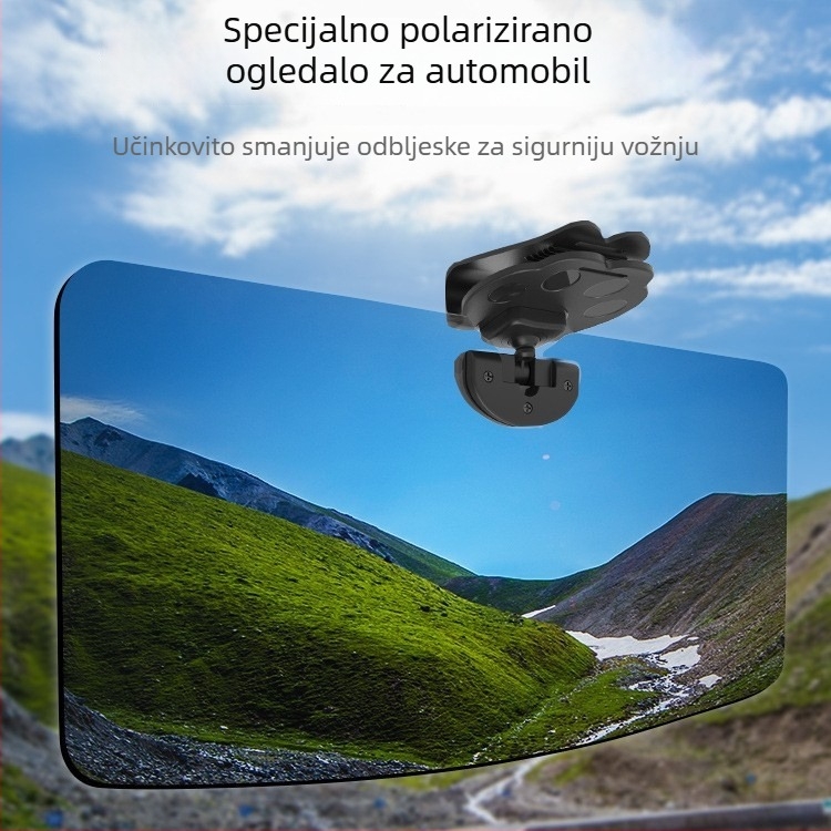 Polarizirano automatsko ogledalo protiv zasljepljivanja, zaštita od dugih svjetala, vozačev vizir