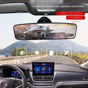 Unutarnji retrovizor automobila s usisnom kapom, širokim vidnim poljem, navigacijski ogledalo, pomoćni ogledalo za vozila za obuku