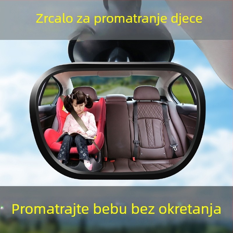 Dječje auto ogledalo za nadzor, unutarnji retrovizor za dječje sjedalo