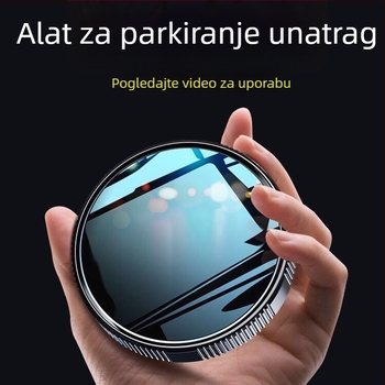 Mali okrugli retrovizor s usisnom čašom, pomoćno ogledalo za mrtve kutove, ultraširokokutni kut gledanja.