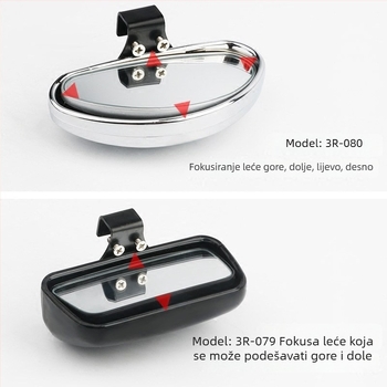 Automobilski retrovizor širokog vidnog polja, podesiv — marka 3r, licencirana privatna etiketa