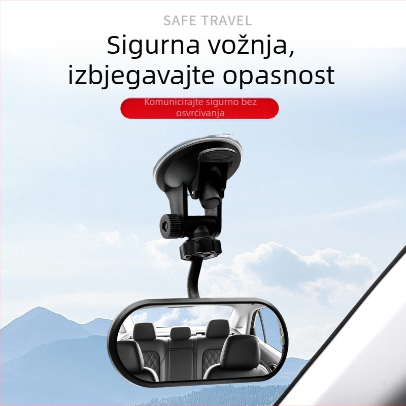 Automobilski retrovizor s velikim vidnim poljem, dječji pomoćni ogledalo u automobilu, ultra jasan 360° širokokutni reflektor. Marka: Tie feng