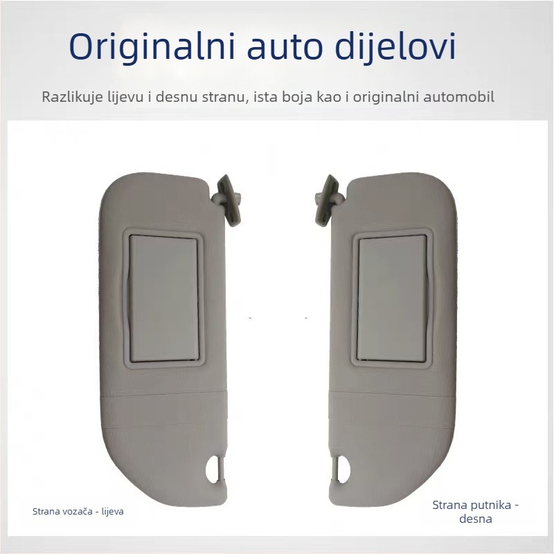 Sunčani vizir za automobil Sv-0003 – Snap-on ugradnja, Originalni logo, 0.5 kg