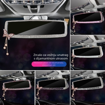 Rui Jian automobilni stražnji ogledalo — Snap-on instalacija, univerzalna kompatibilnost, minimalistički stil.