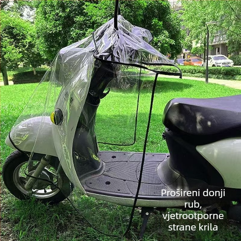 Pokrov prednjeg stakla električnog vozila – vodootporan, proziran, sve sezone, univerzalno