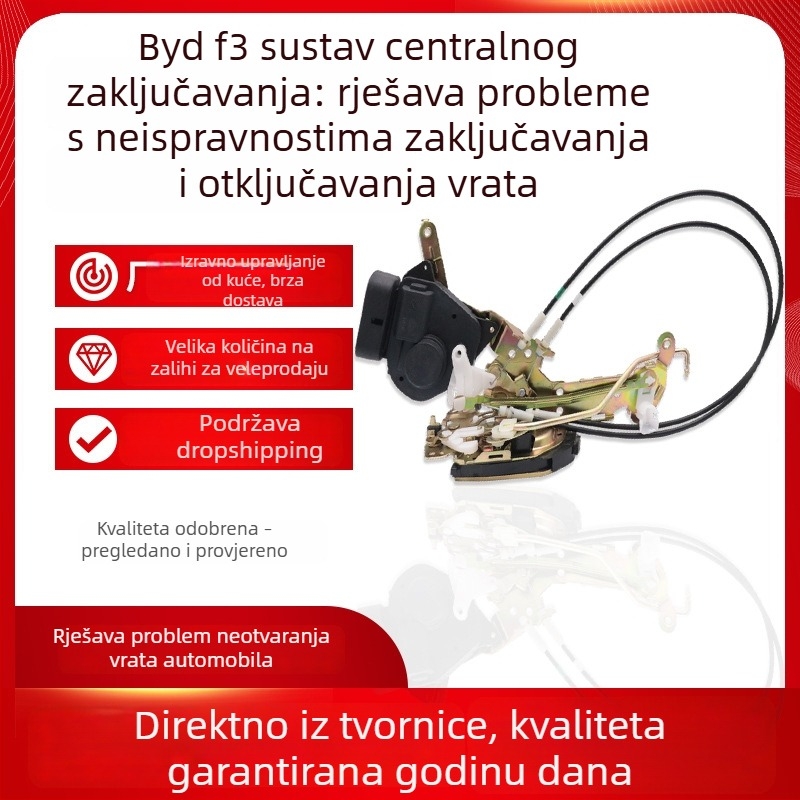 Komplet brav za vrata F3/F3R/G3/RL3 sa središnjim mehanizmom zaključavanja i tijelom kabla