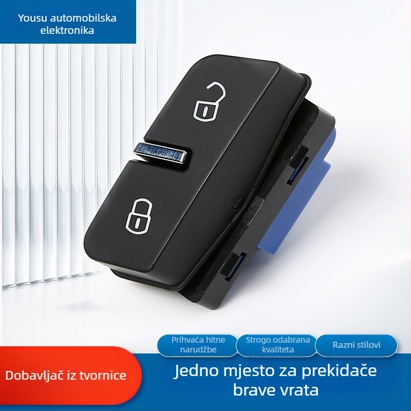 Touareg središnji prekidač za zaključavanje vrata, modeli 7P6 962 125 A / 7P6 962 126 A, ABS
