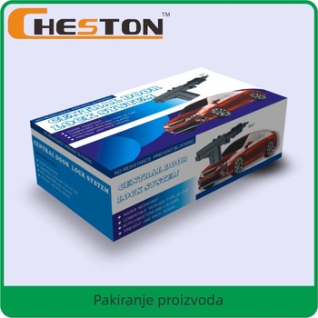 Daljinski upravljani središnji sustav zaključavanja automobila s dvostrukim bljeskom – ABS, 12V, motorni, 100000 ciklusa, težina 1100 g