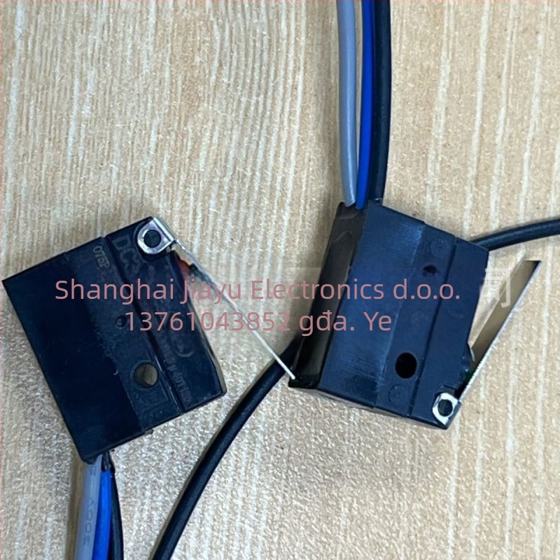 Vodootporni mikroprekidač, žični priključci, pravilan aktuator, zlatni kontakti, 50 000 ciklusa