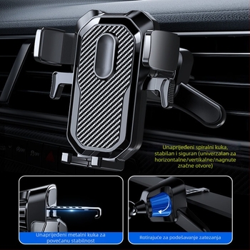 Držač za mobitel u automobilu s usisnim nosačem, univerzalan za instrument ploču, navigacijski nosač