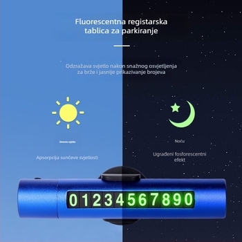 Jinmao automobilski sigurnosni čekić s aluminijskim legurom, silikonim drškom, LED svjetlom, oštrica 420U6