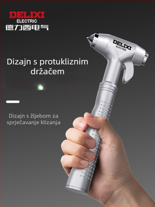 Automobilski sigurnosni čekić za razbijanje prozora i spašavanje