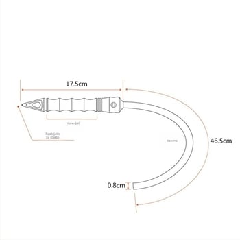 Višestruko obrambeni bič s razbijačem prozora automobila — alat za nužni izlaz, aluminijsko-magnezijeva legura, 235 g, prilagodljiv dizajn, licencirana privatna etiketa