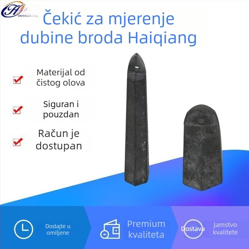 Morsko mjerenje dubine s užetom – olovno težište, 1 kg/5 kg