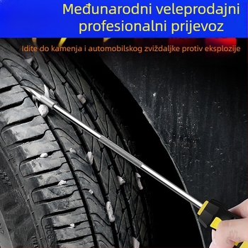 Kuka za čišćenje kamenja s automobila, višenamjenski alat za uklanjanje kamenja, nehrđajući čelik