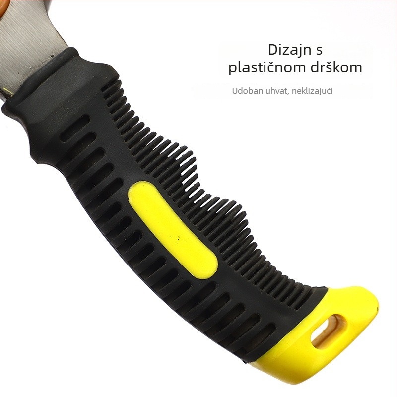 Mini čekić s kandžom i plastičnim držalom, glava od karbonskog čelika, 0,33 kg