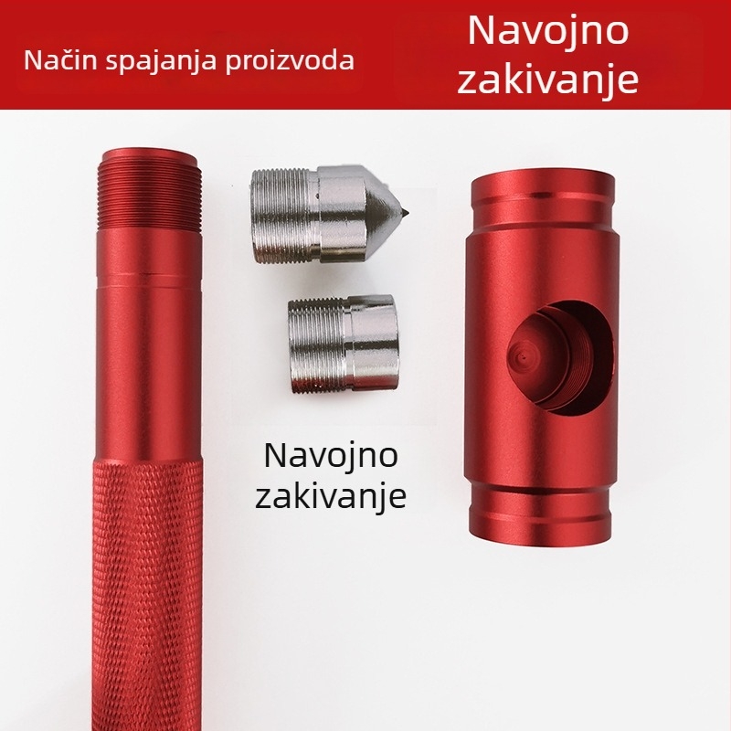 Sigurnosni čekić za razbijanje stakla s glavom od wolfram čelika, 320 g, Yavin, prilagodljiva proizvodnja