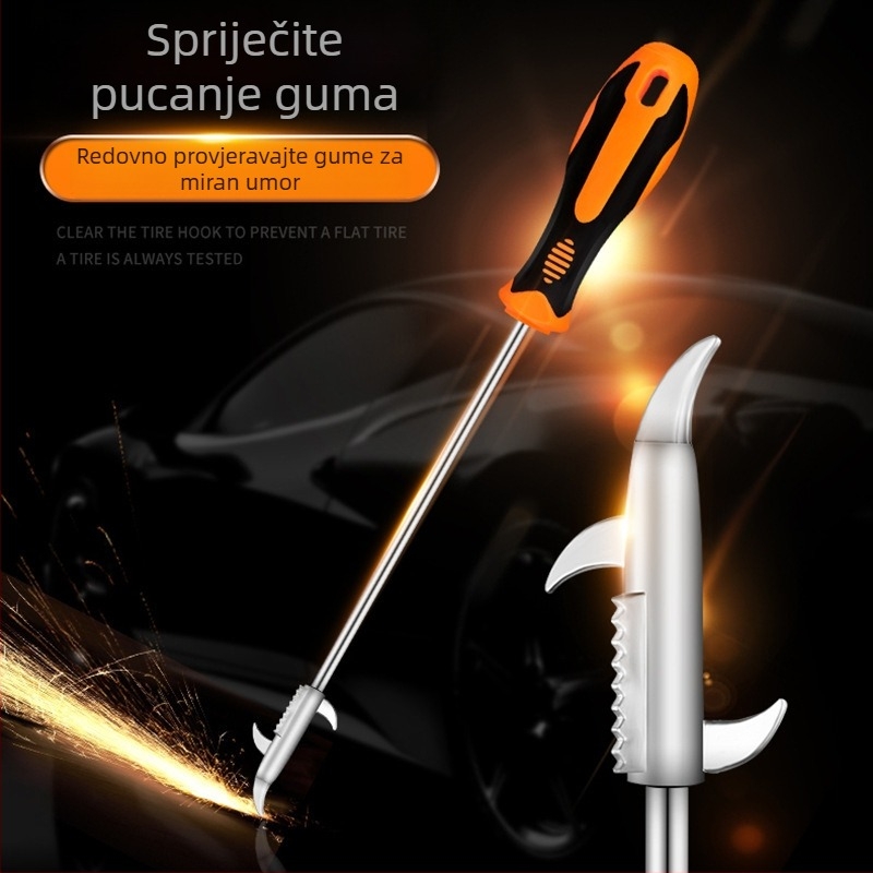 Alat za uklanjanje kamenčića s automobilske gume, prenosni višenamjenski kuk za pneumatike, protiv eksplozije