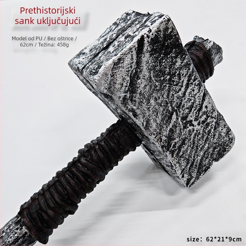 Orkanski čekić PU pjena rekvizit za cosplay, dekorativni predmet, marka Claw clawle animation