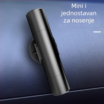 Automobilski alat za hitnu spašavanje: razbijač prozora i rezac sigurnosnog pojasa, wolfram čelik, 0,12 kg, marke Liu Yang Che Zhiku, licencirana privatna marka