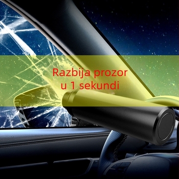 Automobilski alat za hitnu spašavanje: razbijač prozora i rezac sigurnosnog pojasa, wolfram čelik, 0,12 kg, marke Liu Yang Che Zhiku, licencirana privatna marka