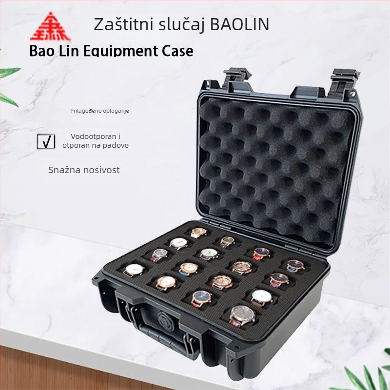 Prijenosna PP plastična kutija za alate s IP67 vodootpornošću, konstrukcija blow moldinga, otporna na vlagu i koroziju, težina 1,25 kg