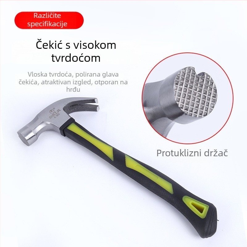 Oak 62-dijelni set alata za kućnu upotrebu i održavanje automobila, uključuje kliješta za kablove, kliješta s dugim nosom, mjernu traku, čekić, ključ, električnu odvijač, škare i izolacijsku traku