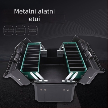 Višenamjenska sklopiva plastična kutija za alat za održavanje automobila