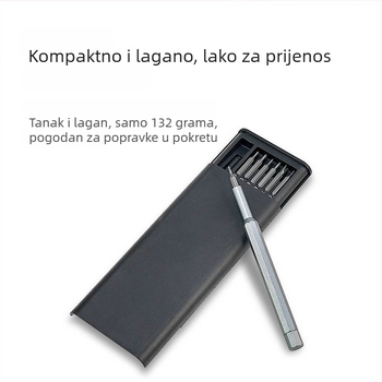 Set odvijača, 24-u-1 precizni CRV mala odvijači s magnetskim bitovima, univerzalni alat za demontažu za mobitele i računala, konstrukcija od S2 alatne čelične legure, težina 0.198 kg