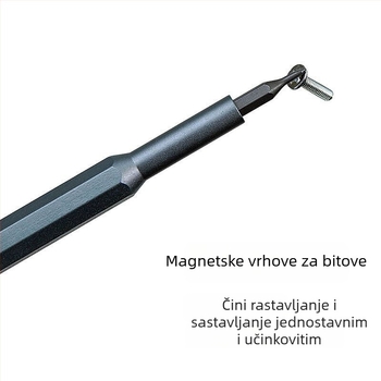 Set odvijača, 24-u-1 precizni CRV mala odvijači s magnetskim bitovima, univerzalni alat za demontažu za mobitele i računala, konstrukcija od S2 alatne čelične legure, težina 0.198 kg