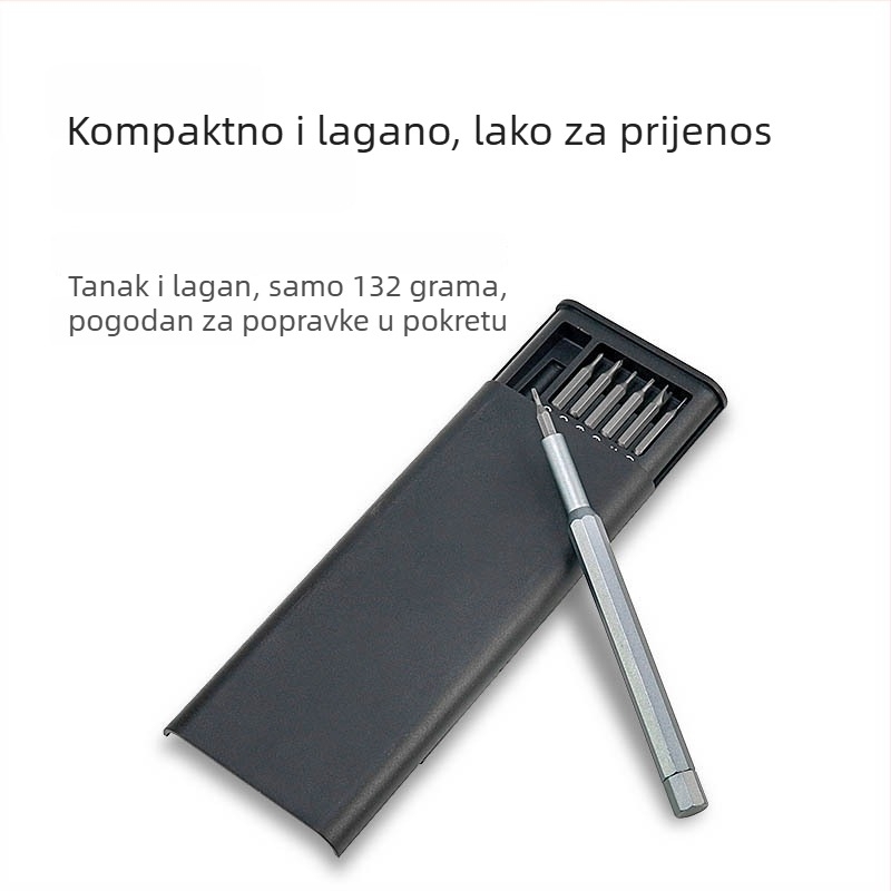 Set odvijača, 24-u-1 precizni CRV mala odvijači s magnetskim bitovima, univerzalni alat za demontažu za mobitele i računala, konstrukcija od S2 alatne čelične legure, težina 0.198 kg