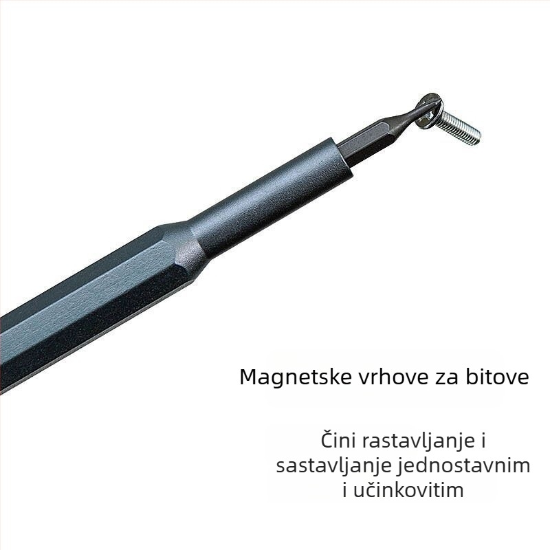 Set odvijača, 24-u-1 precizni CRV mala odvijači s magnetskim bitovima, univerzalni alat za demontažu za mobitele i računala, konstrukcija od S2 alatne čelične legure, težina 0.198 kg