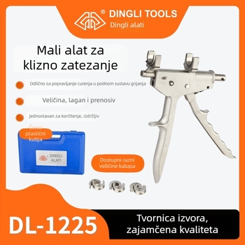 Klešta za klizno stezanje tipa ekser, proširivač cijevi, PERT cijev, ručni alat za klizno stezanje za ugradnju i održavanje