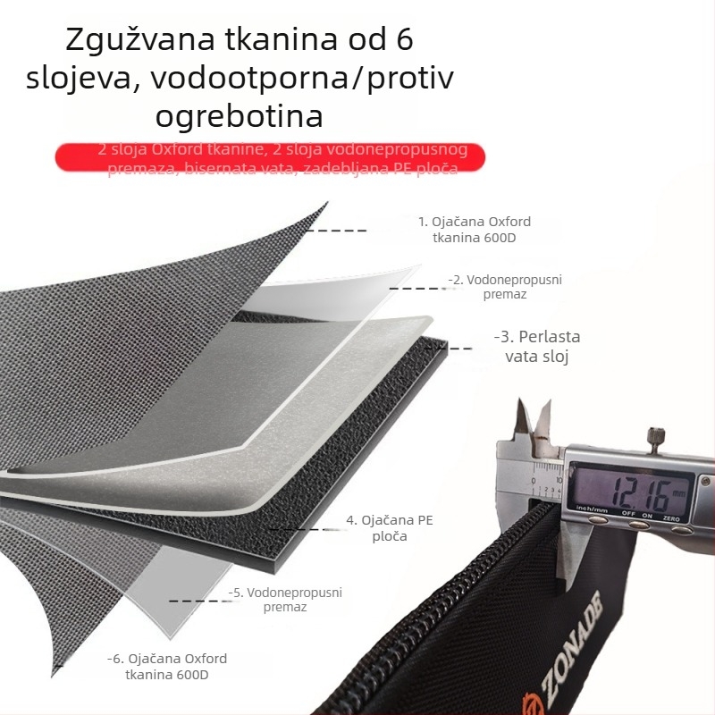 Torba za alate, višenamjenska, vodootporna i izdržljiva, Zonade marka, podrijetlo Ningbo, namijenjena za nošenje i skladištenje alata