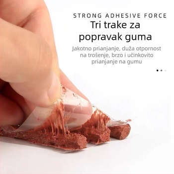 Set alata za popravak guma za automobil, 6-dijelni set, model: Mali popravak guma, težina 200 g