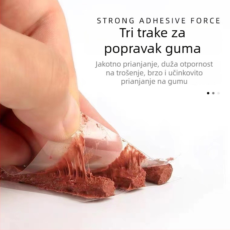 Set alata za popravak guma za automobil, 6-dijelni set, model: Mali popravak guma, težina 200 g