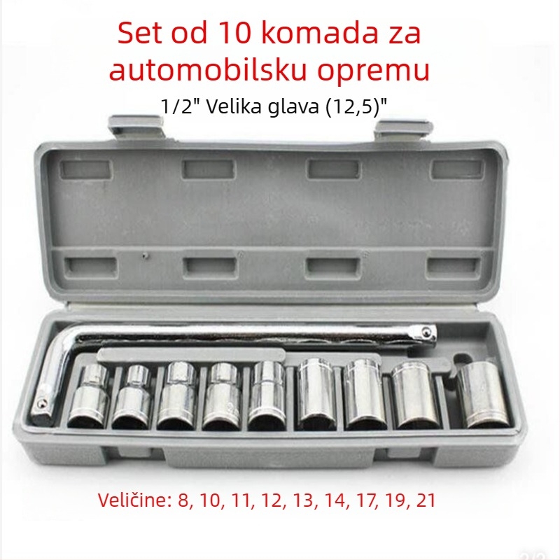 12-djelni set šesterokutnih ključeva u kutiji, od čelika WE2, za automobile i motocikle