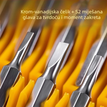 Deli DL1033D set odvijača s višefunkcijskim preciznim bitovima, od ugljičnog čelika, za kućne popravke računala, mobitela i satova