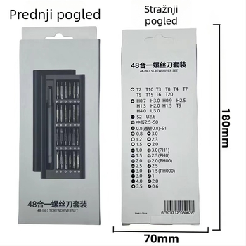 48-u-1 precizni višenamjenski set odvijača za popravak mobitela i računala