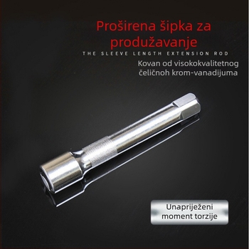 Set kasetnih ključeva s nastavcima, 12 komada, model 24u010153900, za industrijsko i kućno održavanje