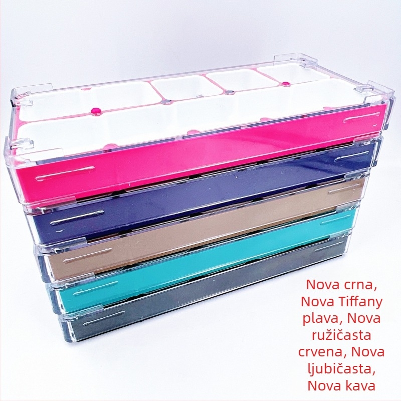 Kutija za pohranu alata za popravak satova, višefunkcionalan organizator dijelova, 1 komplet, neto težina 0,4, pogodna za popravak satova i telekomunikacijsko održavanje