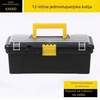 Plastična kutija za alate, prijenosna, višenamjenska kutija za alate s okvirom od inženjerskih materijala, nosivost 100