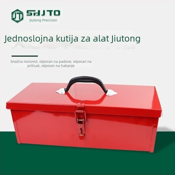 Metalna kutija za alate, jednostruka i višenamjenska; dvostruka konstrukcija za kućnu upotrebu i električno održavanje