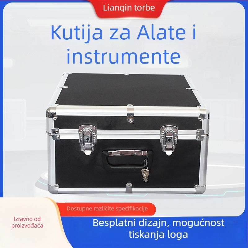 Lianqin Kutija za alate od aluminijske legure – prenosna, višestruka kutija za alate i instrumente