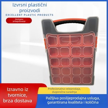 Plastična kutija za alate s PP okvirom, nosivost 2,5 kg, serija kutija za dijelove