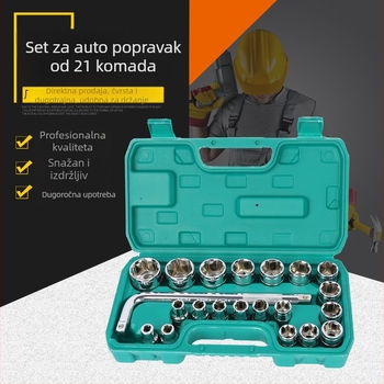 Set alata za popravak automobila, 21 dijelova, krom-vanadijeva čelična (Ze Yulai, 2,4 kg)