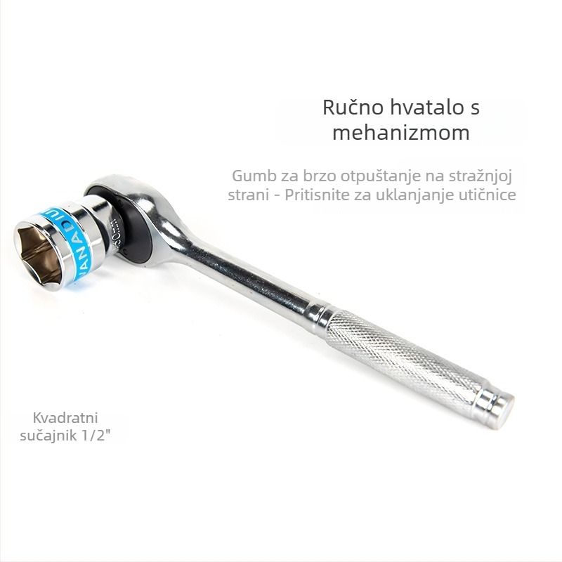 Set alata za popravak automobila sa socket wrench i ratchet – višenamjenski alatni komplet ZHCY; Materijal: Drugi; Opseg primjene: Opsežno; Scenariji primjene: Popravci strojeva.